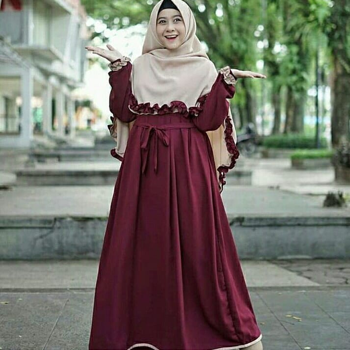 ASHILA SYARI / DRESS MUSLIM / FASHION MUSLIM RF