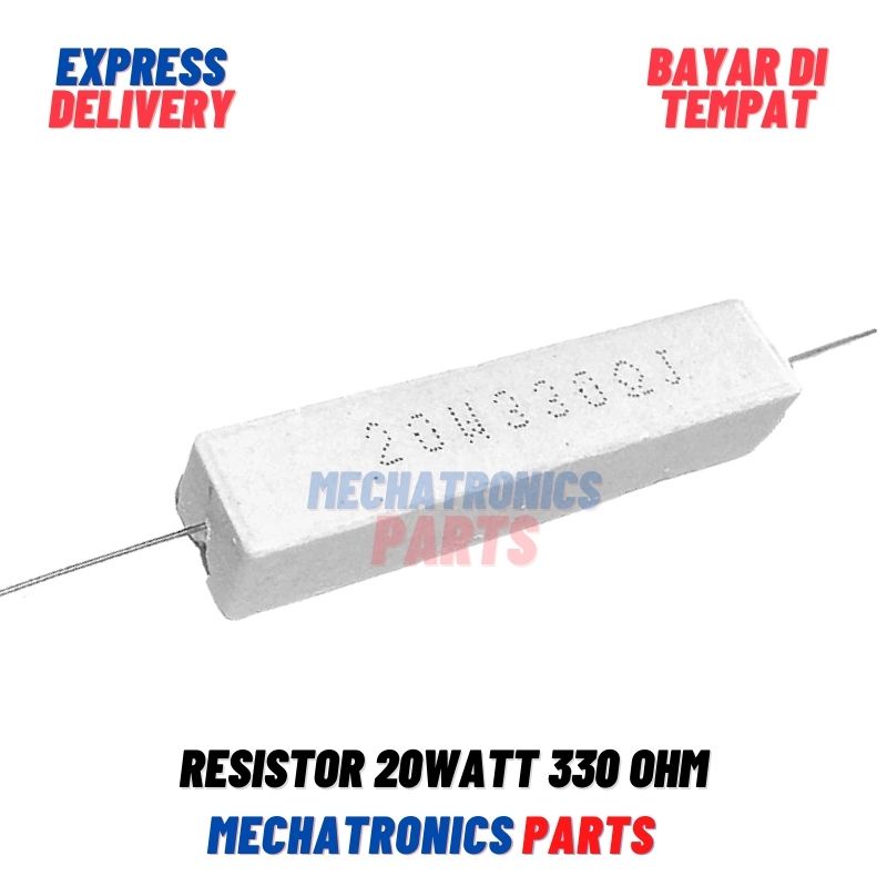 [PAS-9101] RESISTOR KAPUR 20W 330OHM