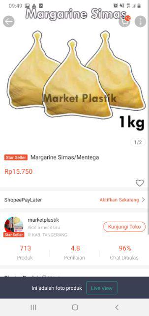 Margarine Simas/mentega