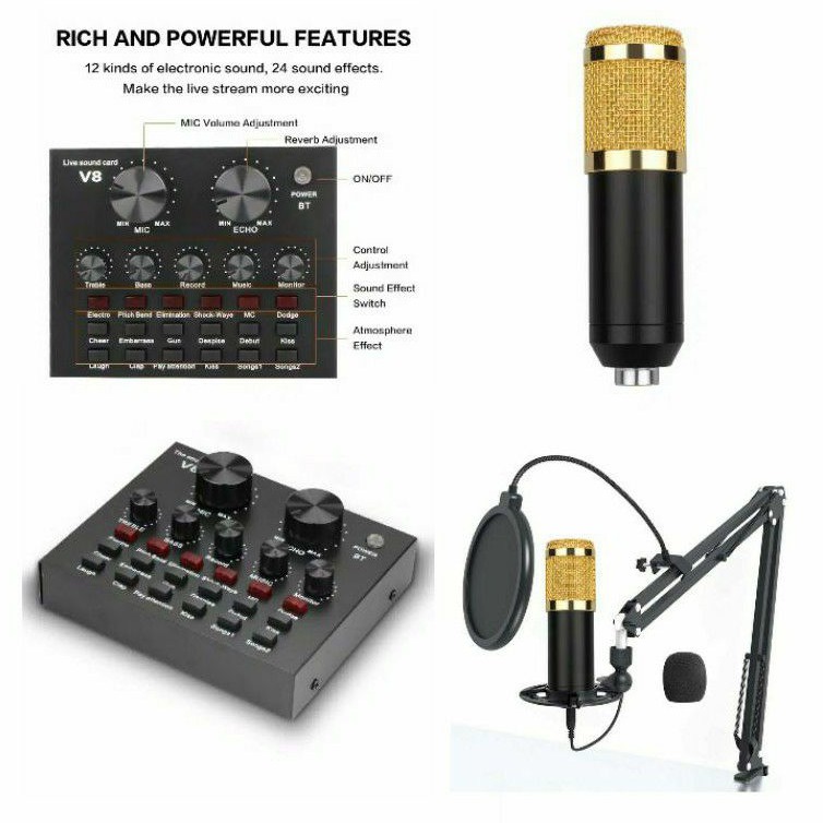 Paket Soundcard V8 komplit