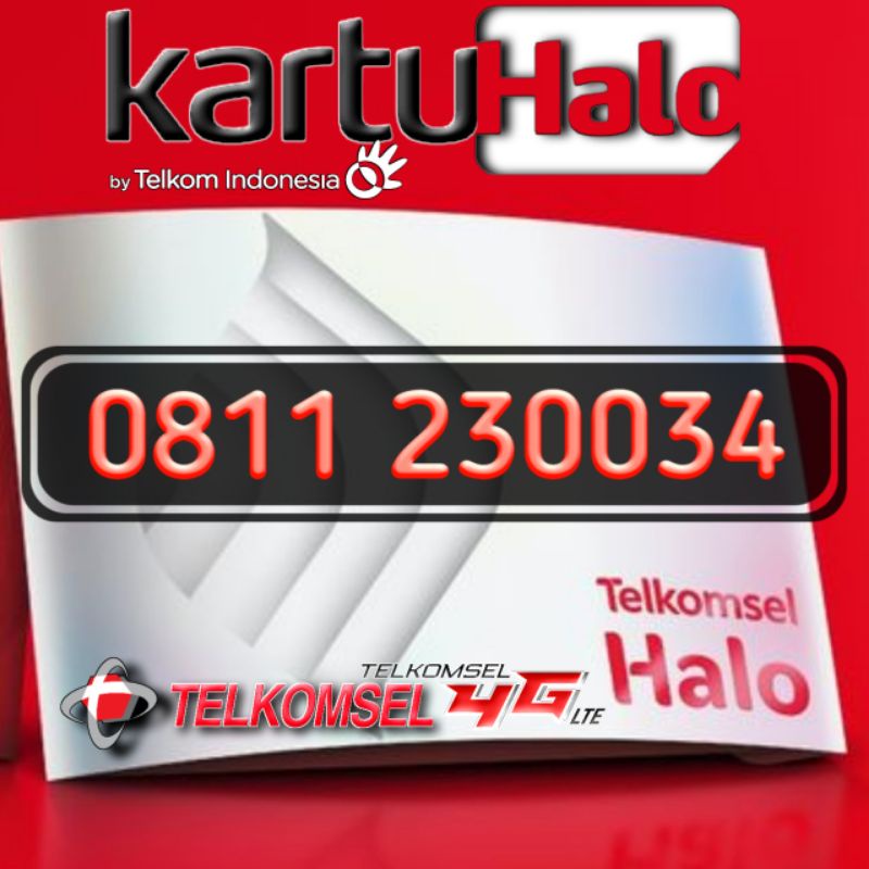 NOMOR HP CANTIK - 0811230034 - NOMER PERDANA KARTU HALO 10 DIGIT