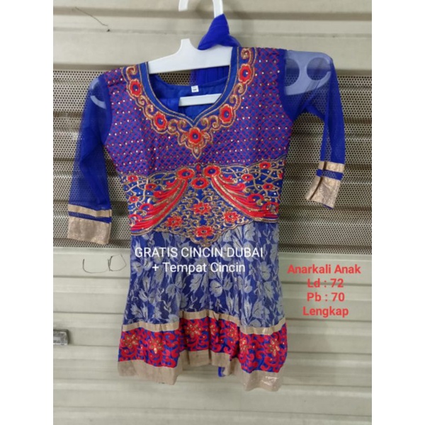 BAJU INDIA ANAK/BAJU INDIA ANAK MURAH/KOSTUM INDIA/ANARKALI ANAK