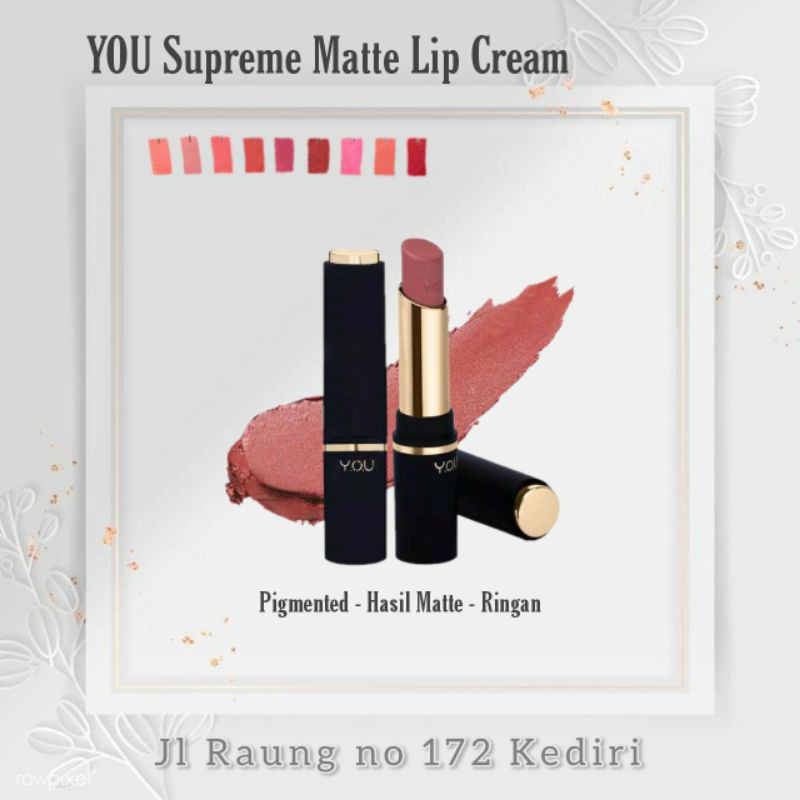 YOU Basic Collection Supreme Matte Lipstick 3.2 g [Long-wear Lip Color&Rich]