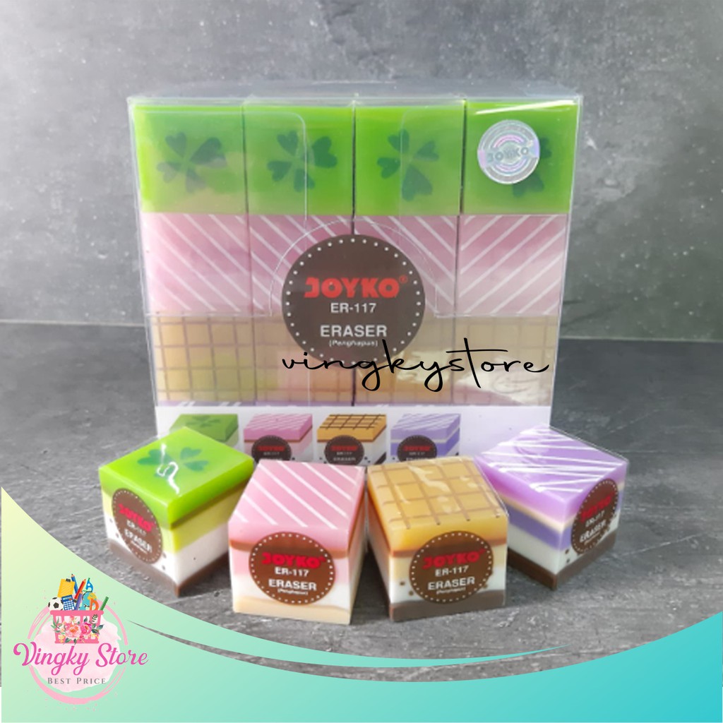 

Penghapus Pensil / Eraser Joyko ER-117 Motif Kue