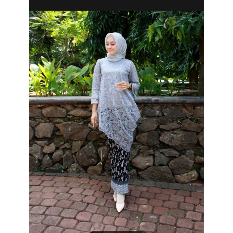 RR Setelan Kebaya//Setelan Tunik Miring Mewah //Kebaya Pesta//kebaya Modern//kebaya wisuda