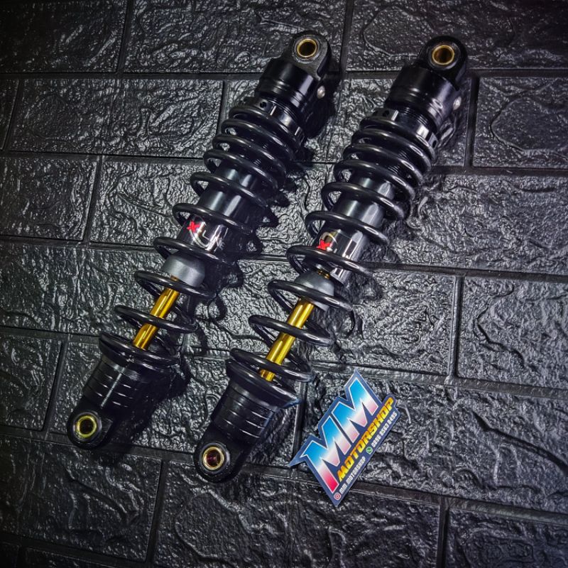Shock Skok Belakang 280 320 340 Xline Full Black As Gold Special Edition Jupiter Fiz Vega CB GL MP T