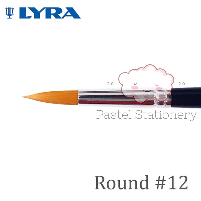 

Kuas Lukis Bulat Cat Air Minyak Akrilik Poster Lyra No. 12 - Watercolor Acrylic Round Paint Brush