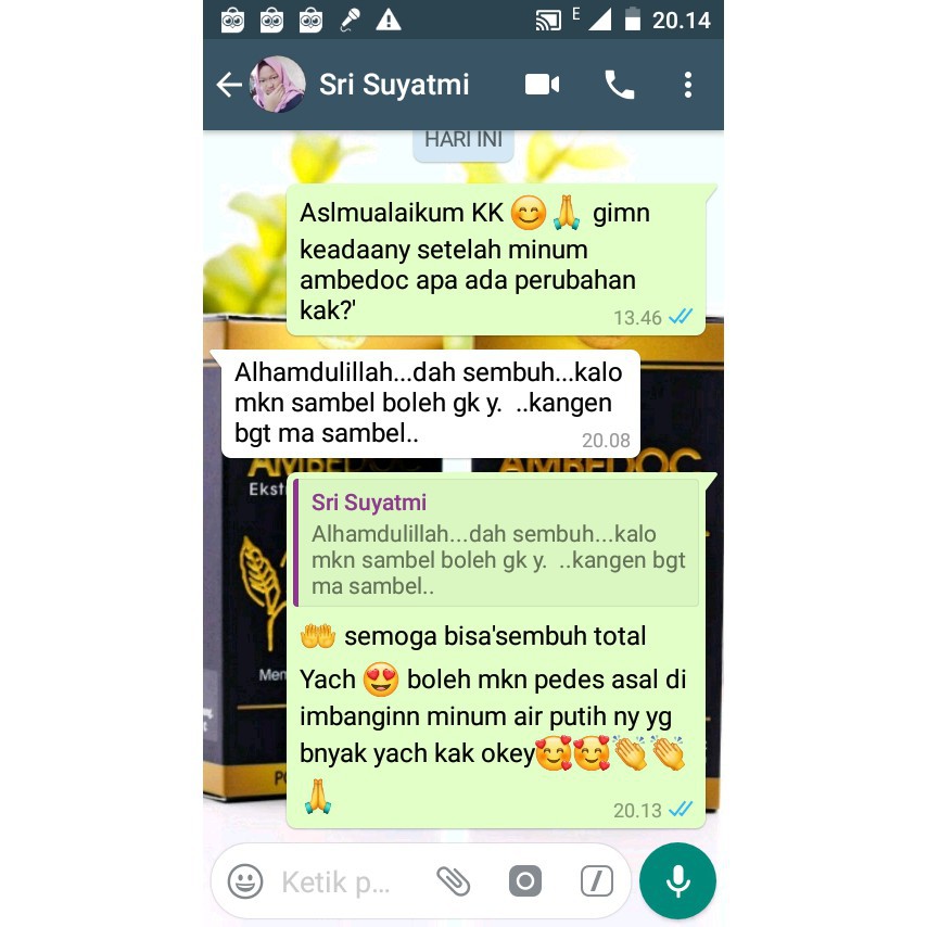 AMBEDOC Obat Herbal Untuk Wasir Ambeien - Halal dan BPOM