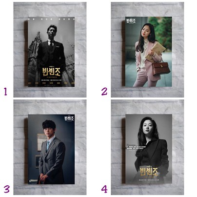 Poster Film Drama Korea | Vincenzo | hiasan dinding dekorasi rumah kamar