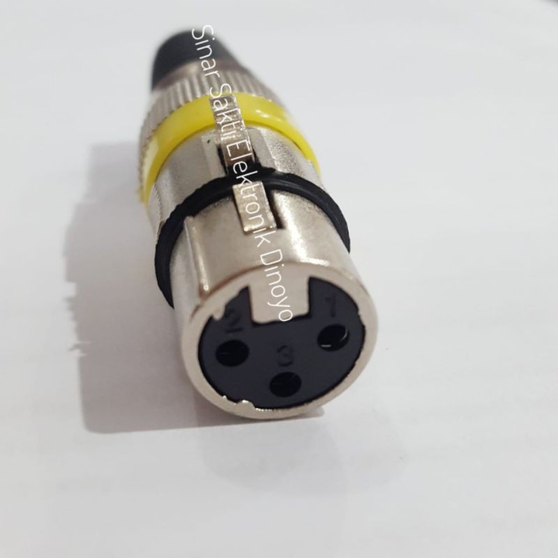 Soket Mic Microphone Canon Canare / Sambungan Konektor Jack Microphone Mic Sound System