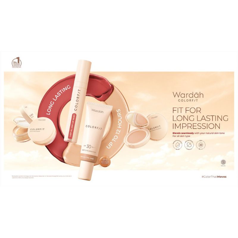 Wardah colorfit matte foundation