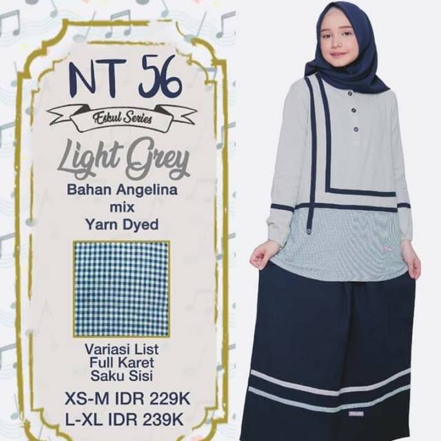 Setelan Nibras NT 56 Light Grey