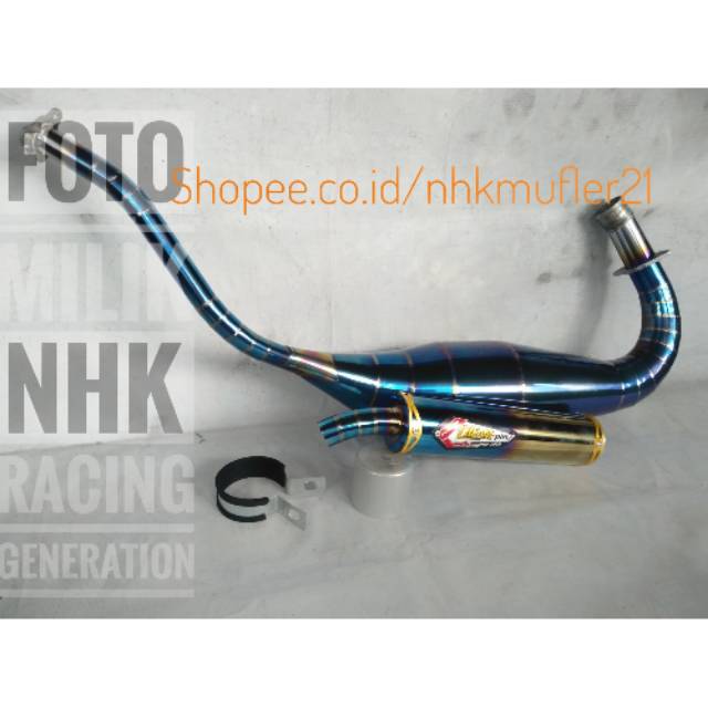 KNALPOT CREAMPIE COBRA BLUEMOON NINJA 150 R RR SS FULL KNALPOT CREAMPIE COBRA BLUEMOON NINJA 150 R RR SS FULL