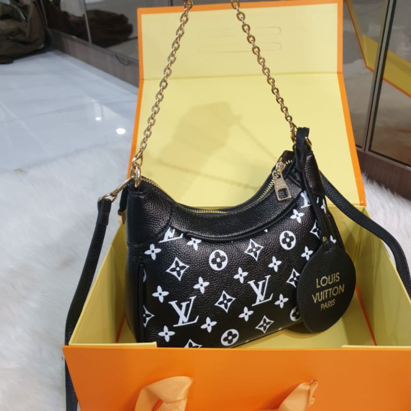 tas fashion import LV hobo shoulder bag,LV hobo selempang free box