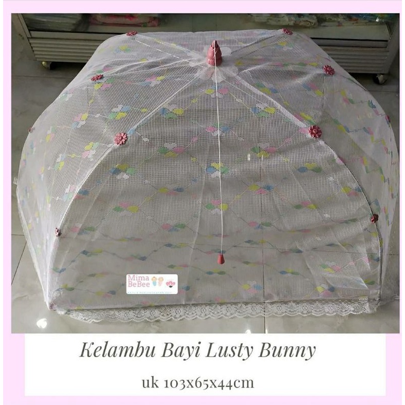 kojong bayi / kelambu bayi lusty bunny / kelambu jumbo / tudung tidur bayi