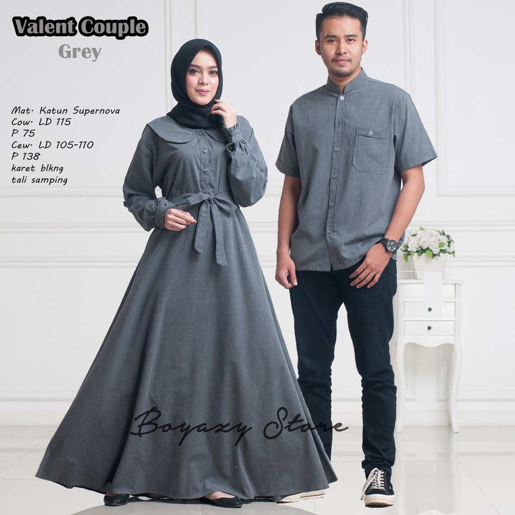 35 Terbaik Untuk Warna  Baju Gamis Couple  Yang  Bagus  The 