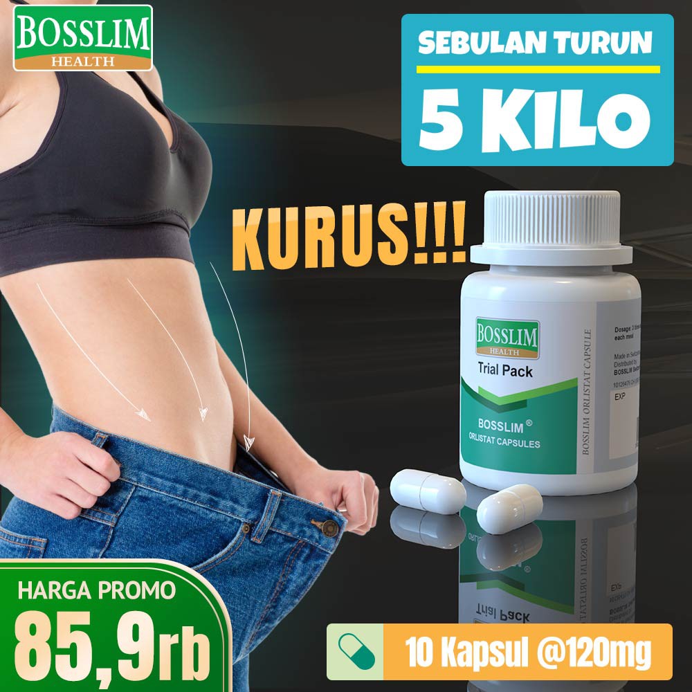 Bosslim Orlistat botol 10 kapsul