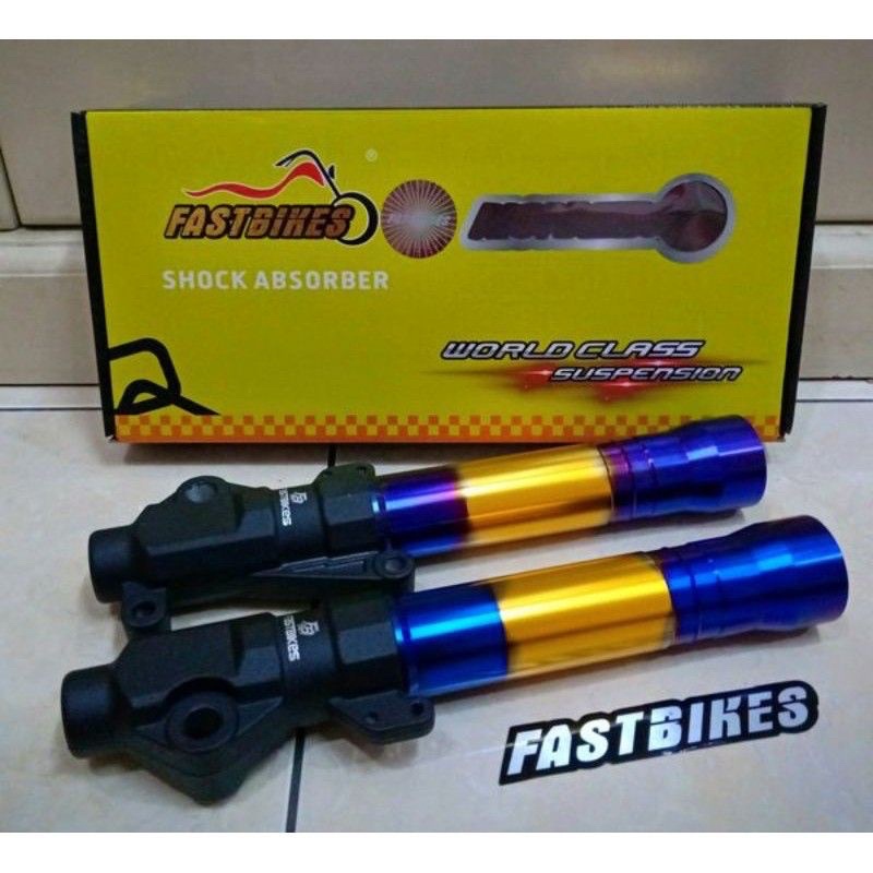 TABUNG SHOCK DEPAN TWOTONE FAST BIKES BOTTOM SHOCKBREAKER MIO SPORTY FINO BEAT VARIO SCOOPY MIO SPORTY MIO J DLL