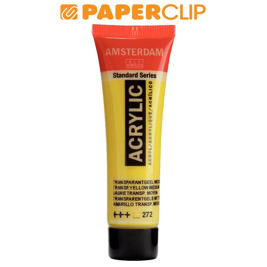 

CAT ACRYLIC AMSTERDAM S1 TRANSP YELLOW MEDIUM 17042720AAC 20ML