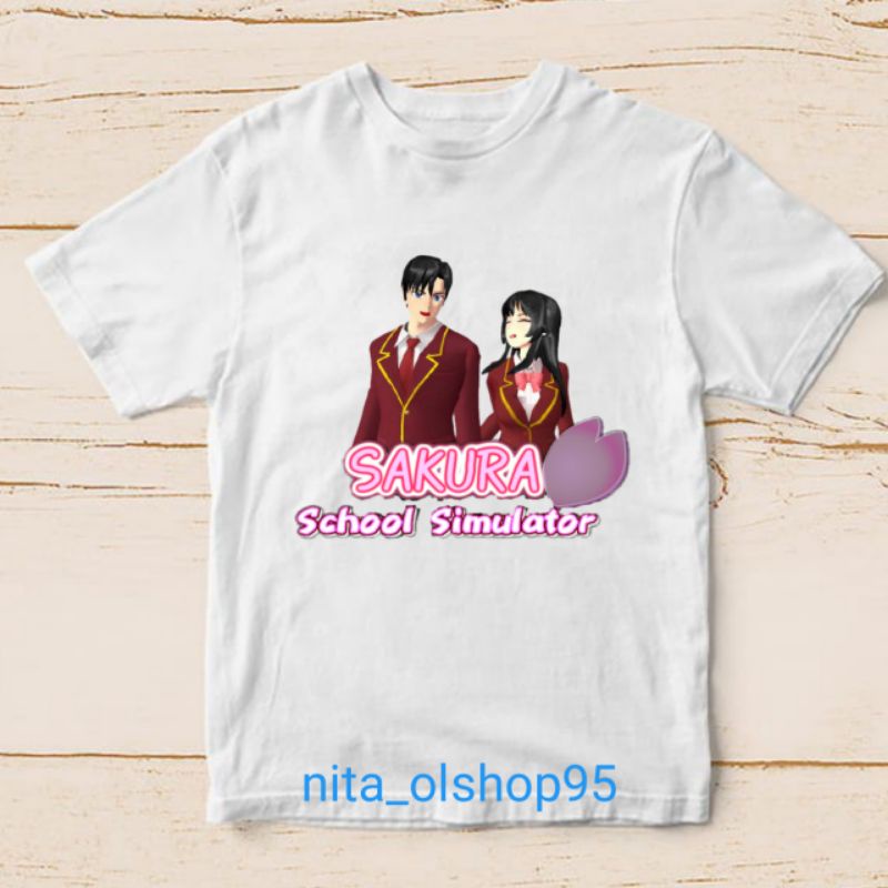 kaos sakura school simulator kaos anak karakter