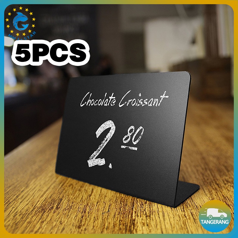 

【5 PCS】Papan Tulis Kapur Food Buffet Mini/Acrylic Mini Chalkboard/Papan Tulis Kapur Mini/Papan Kapur Menu Cafe