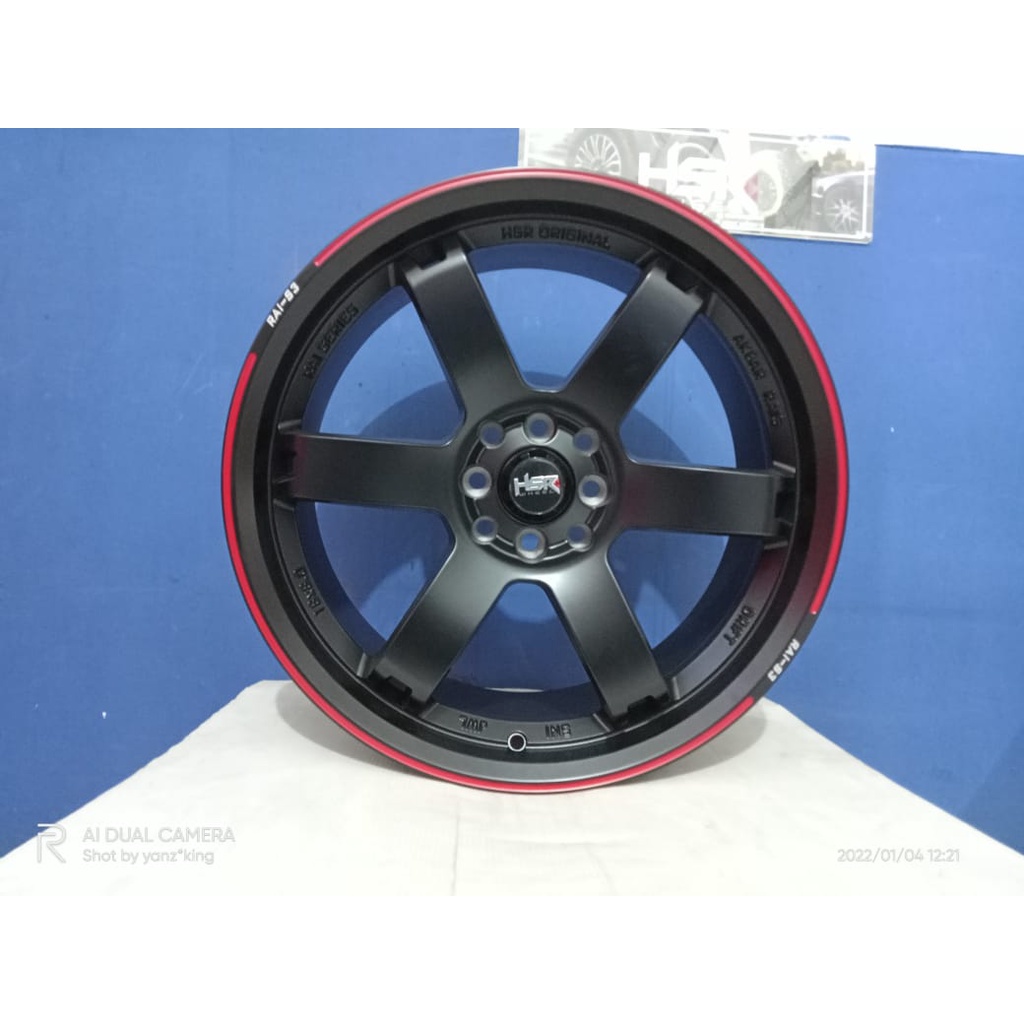 velg mobil r18 racing toyota reize yaris jazz avanza hole 4x100-114 velg mobil ring18 hsr