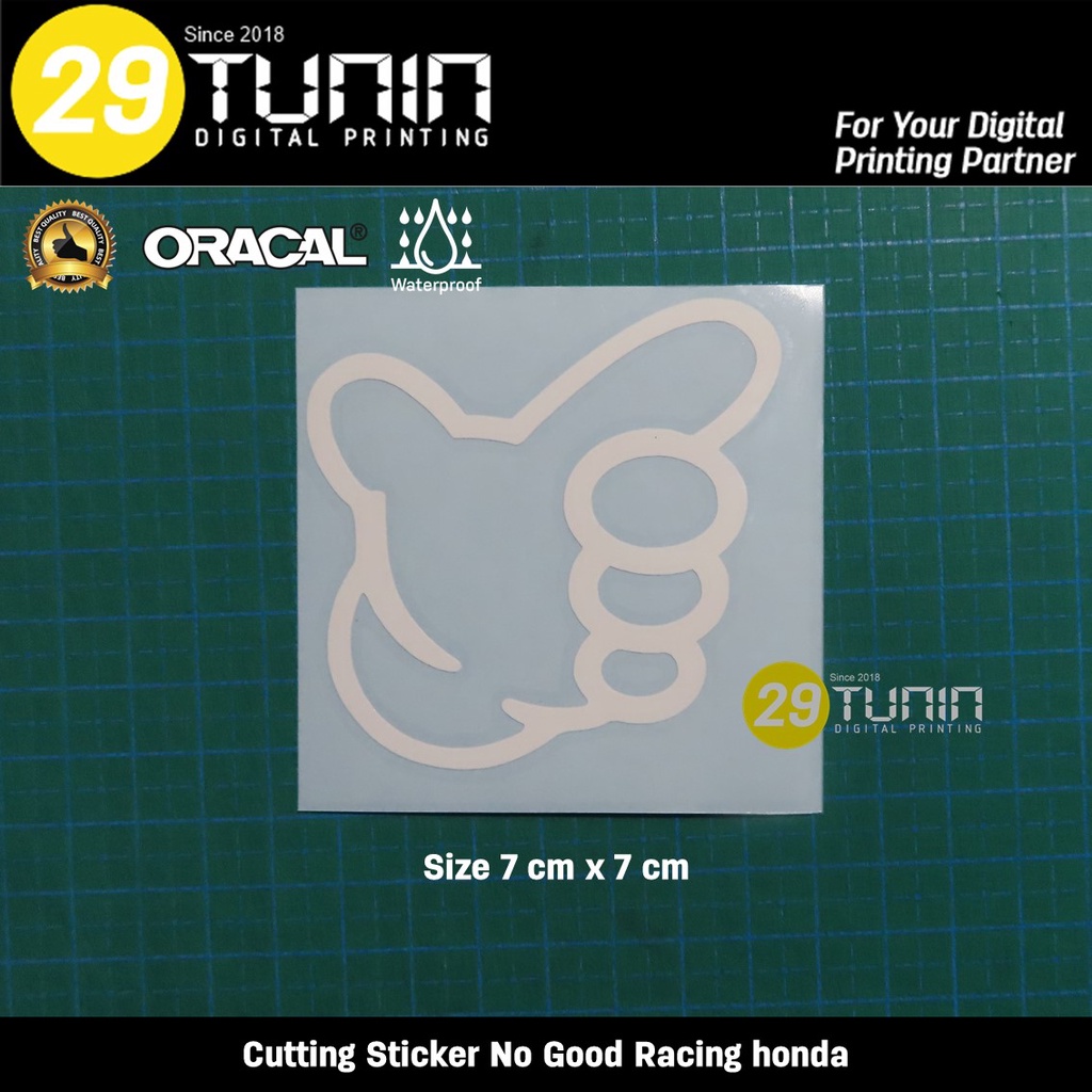 

Custom Cutting Sticker No Good Racing Honda