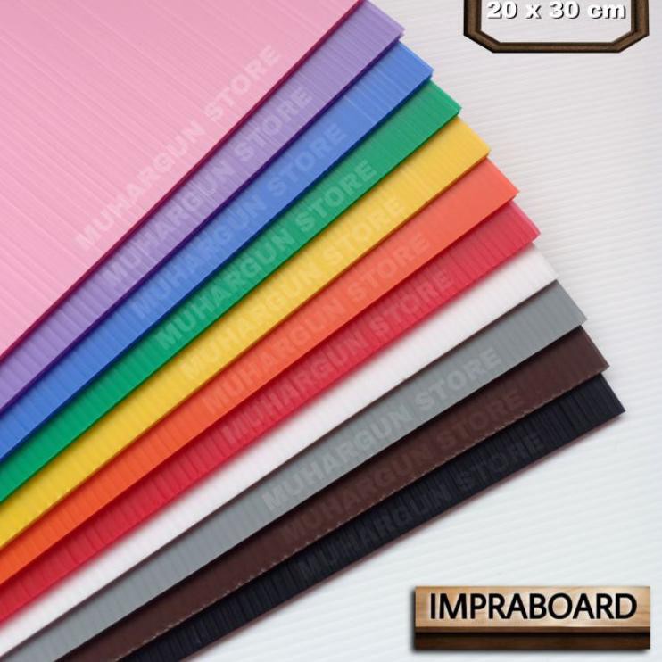 

Murah Banget FJMDS 5 Lembar Impraboard / Infraboard / PP Board 20 x 30 cm Hitam Putih Abu Coklat Hij