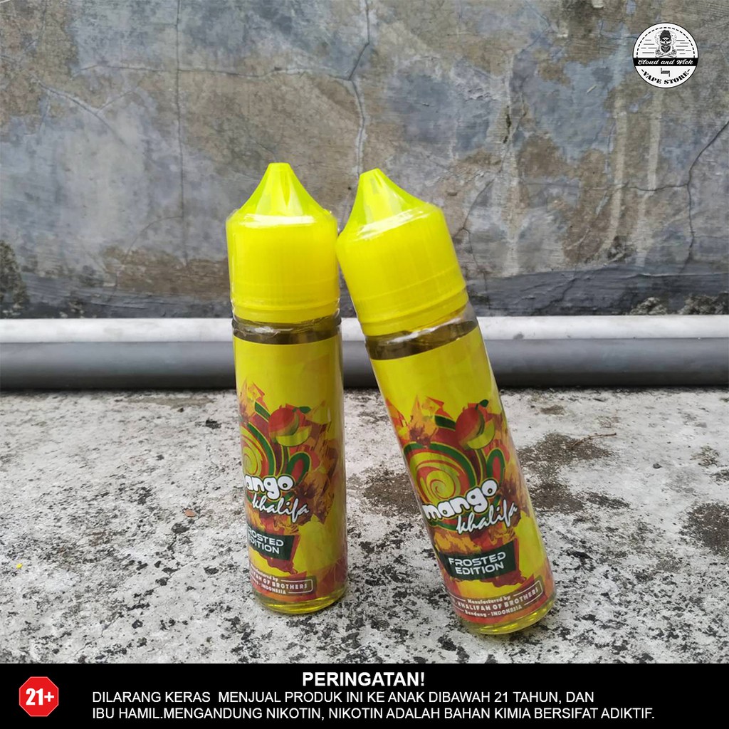 LIQUID MANGO KHALIFA FREEBASE 60ML | Shopee Indonesia