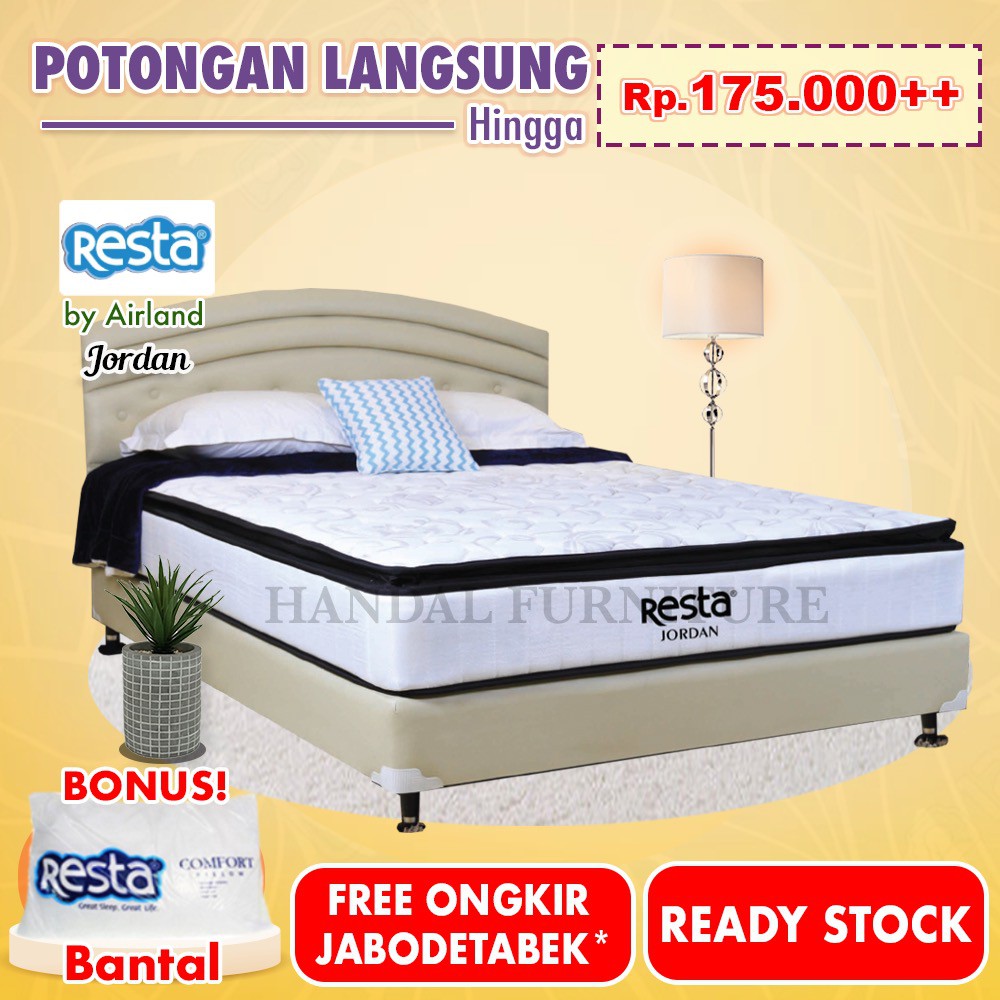 Airland Resta Set Kasur Spring Bed Jordan Shopee Indonesia