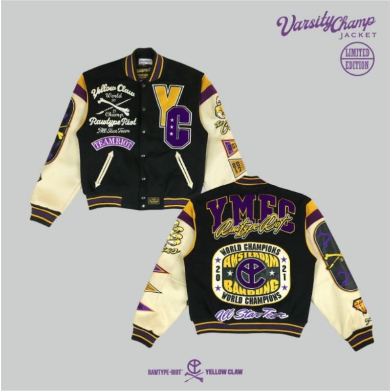 RAWTYPE RIOT VARSITY CHAMP | RTR X YELLOW CLAW | Size M