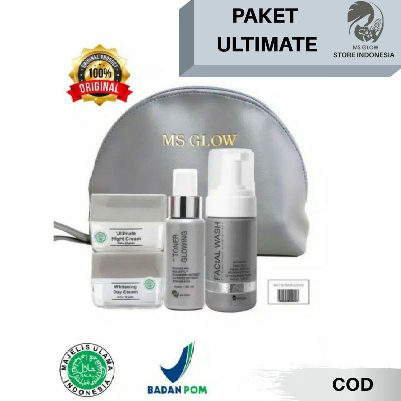 Jual Ms Glow Paket Ultimate Krim Penghilang Flek Msglow Shopee