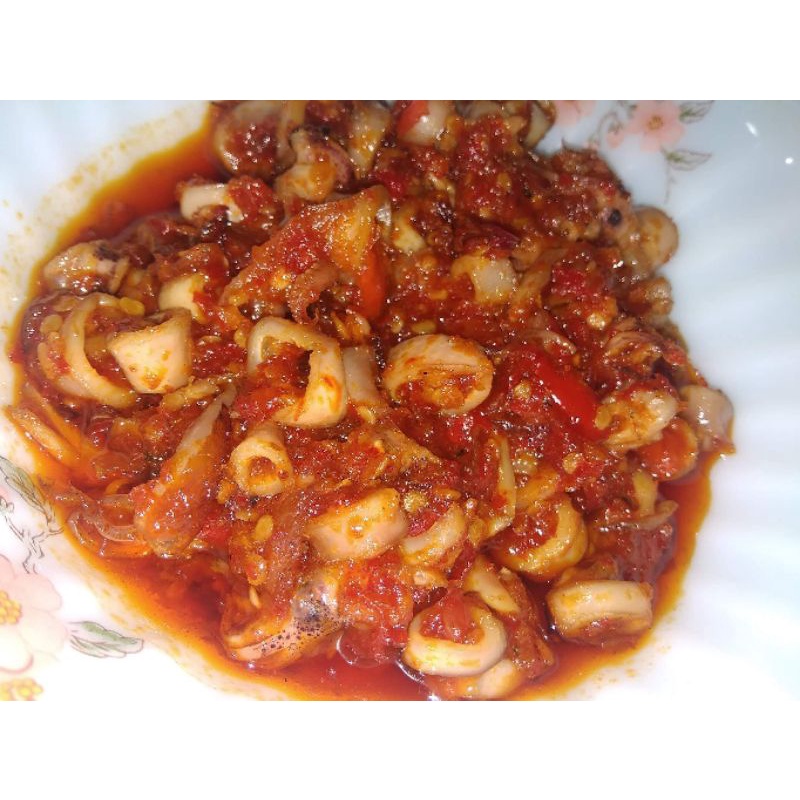 

Sambal Cumi dadakan