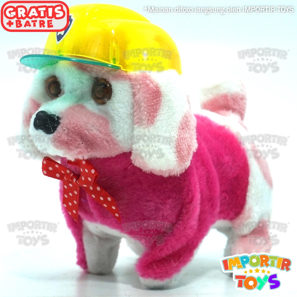 Mainan Boneka Anak Cute Puppy Dog Anjing Toys Kid Edukasi Anak Lucu