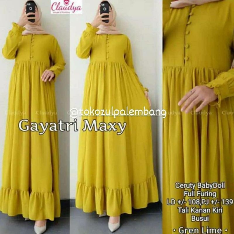 gamis ceruti / gamis ceruti kancing bungkus / gamis ceruti kancing / gamis daily / gamis