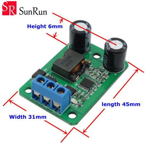 DC-DC Step Down Buck Converter Power Supply Module 24V 12V 9V to 5V 5A