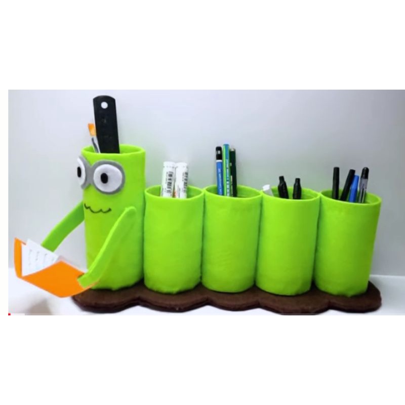 

Tempat pensil unik karakter ulat fullset 5pcs