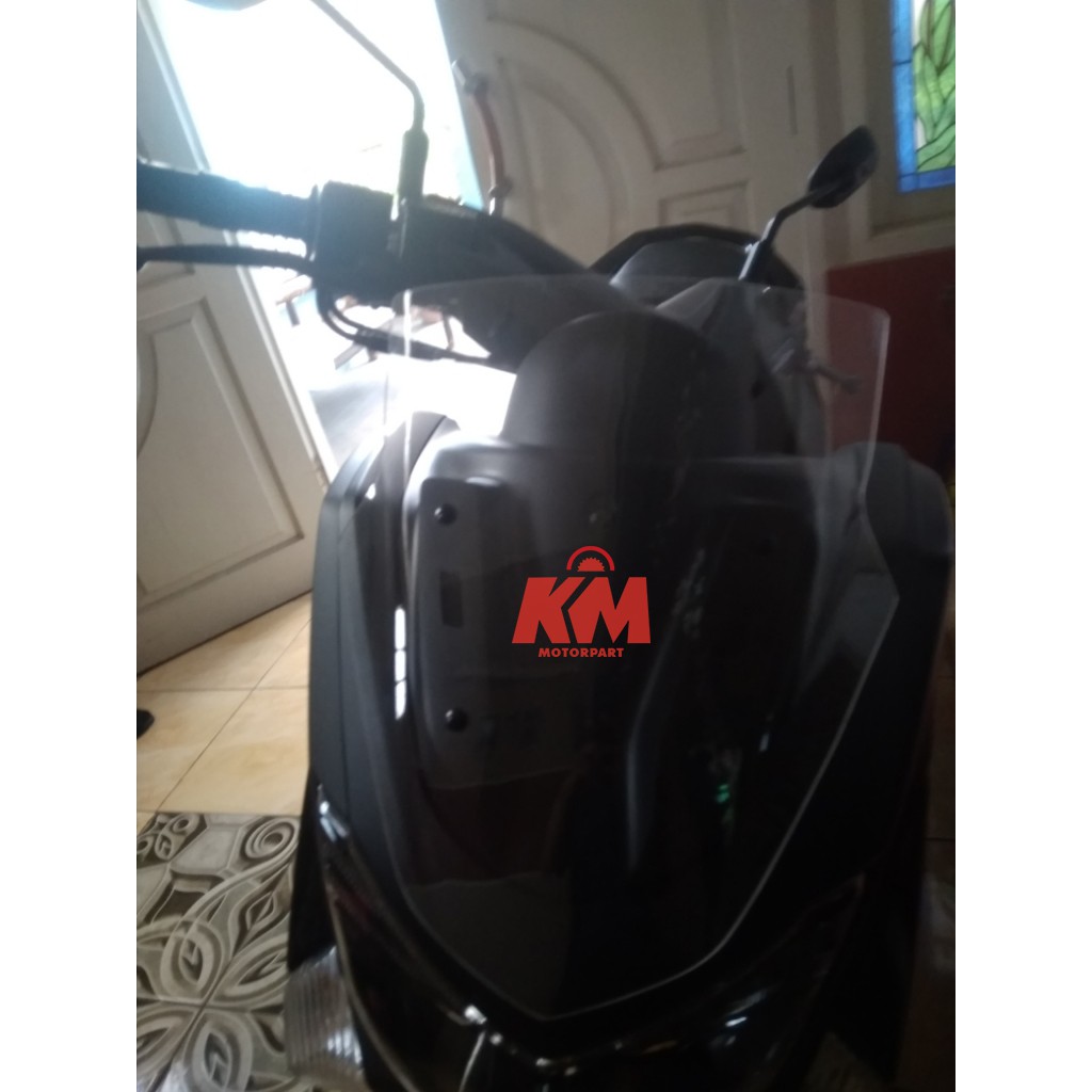 Visor Windshield NMax old Pendek 2015 2016 2017 2018 2019 Variasi N Max Hitam dan Bening