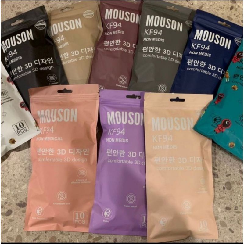masker kf95 kf 95 mouson careion isi 10