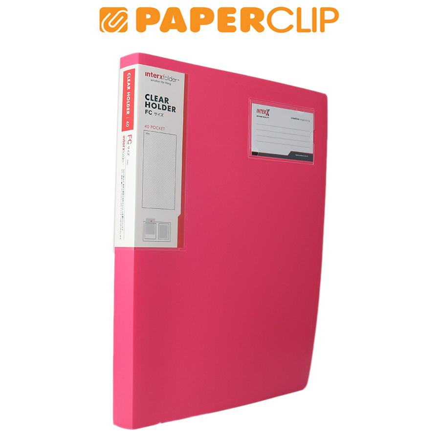 

CLEAR HOLDER INTERX CHX140F FC ISI 40 PINK