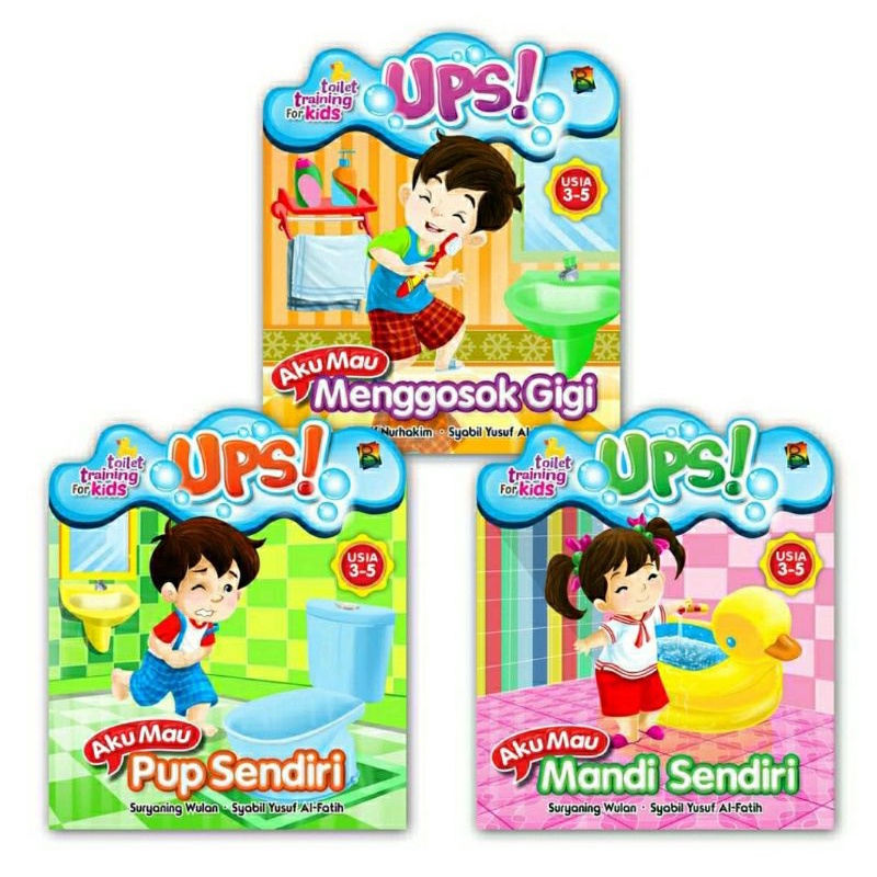 

BUKU BACAAN ANAK - Seri Ups! Toilet Training