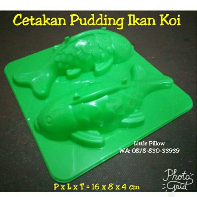 (KOI ISI 2) Cetakan Pudding/ Cetakan Agar Ikan Koi Besar