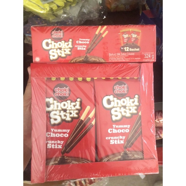 

Choki Choki Stik isi 12 Sachet - 324g