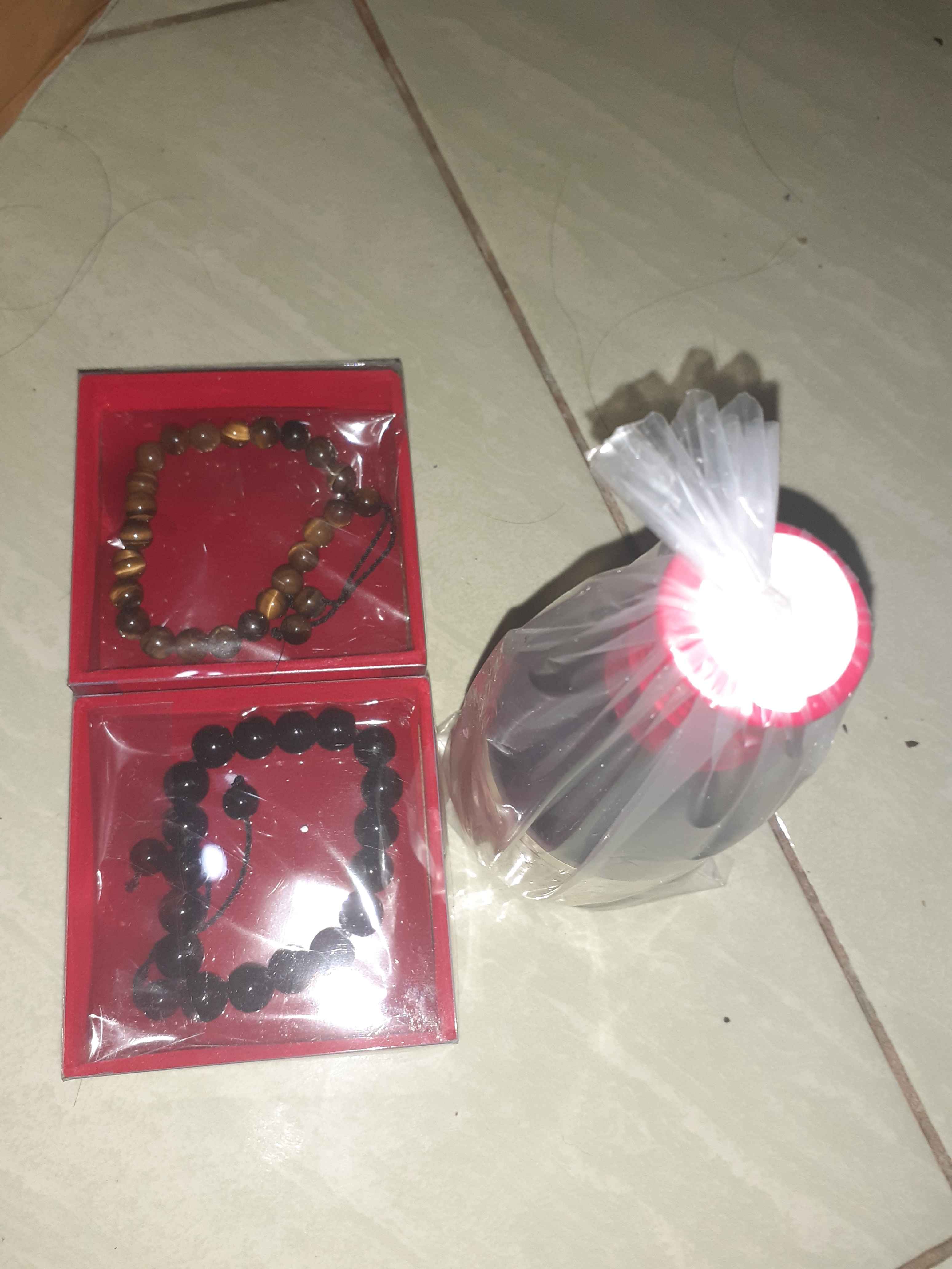 Kotak Box Beludru Tempat Gelang Kalung - Perhiasan