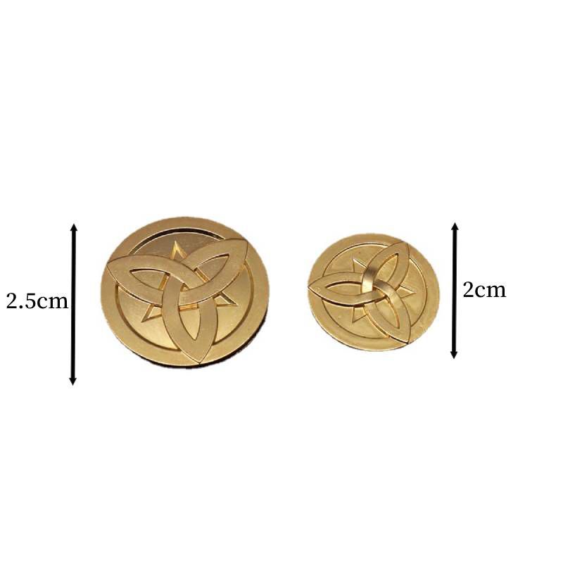 Game Genshin Impact Gold Mora Coin Morax Cosplay Prop Accessories animation game gold plated Mora game currency