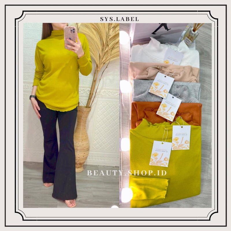 Mendy Longsleeve - Mendy Top - Atasan Lengan Panjang Oversized J1