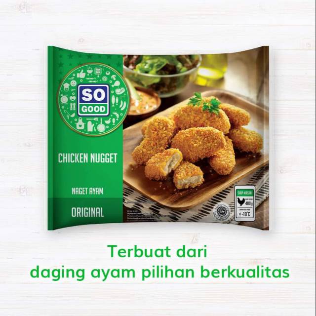 

So good chicken nugget original 400gr