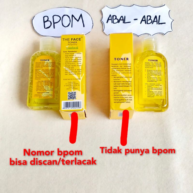 Toner Temulawak ORIGINAL BPOM The Face