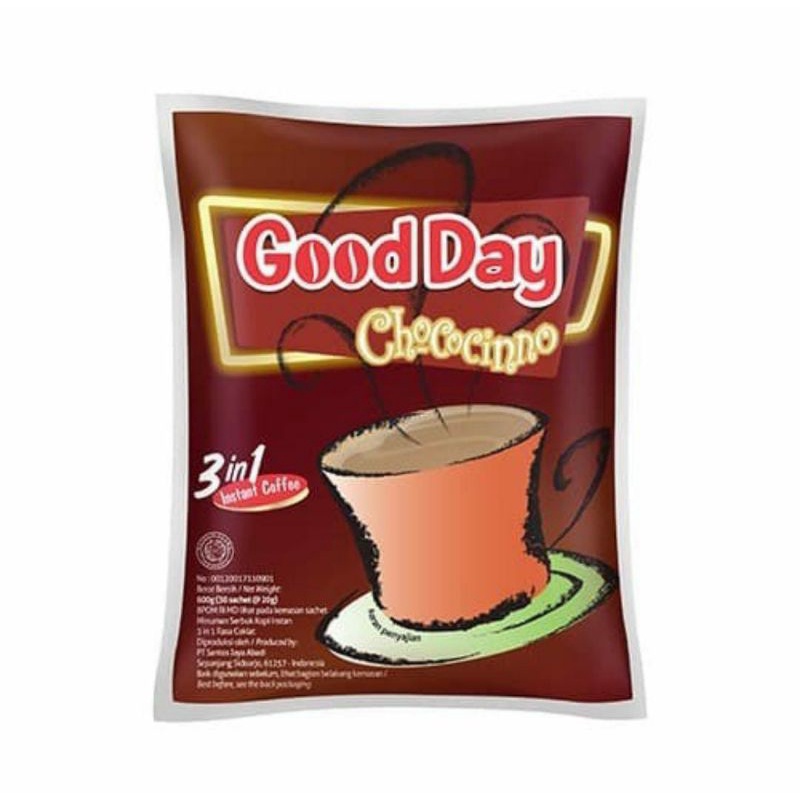 

Gooday Coffee Chococino Bag isi 30 sachet @ 20gr