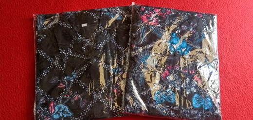 Batik Keluarga - Batik Couple Keluarga Muslim Sogan Family Ayah Ibu Anak Batik Set Family